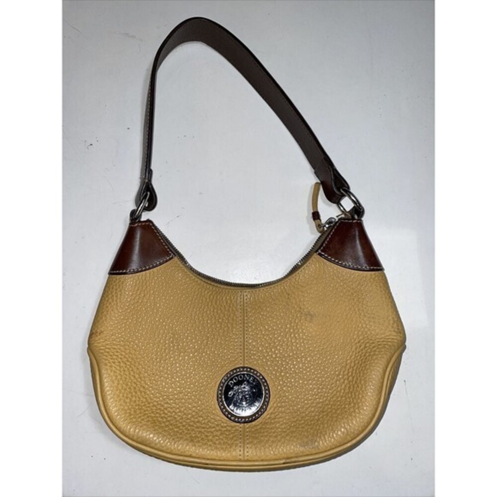Dooney & Bourke Hobo All-Weather Leather AWL‎ Purse Shoulder Bag Yellow